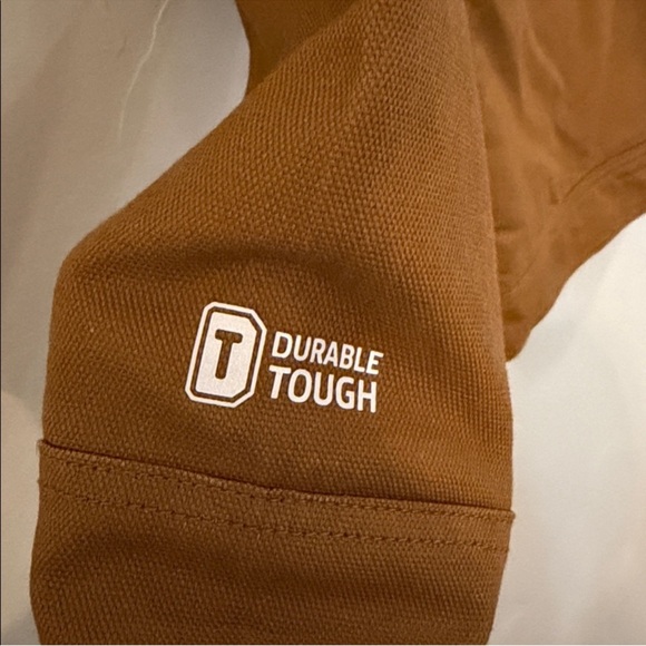 John Deere Kids Tan Jacket with Green Logo - Picture 2 of 5